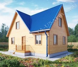 Проект деревянного дома Новатор