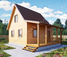 Проект деревянного дома Охотник