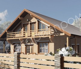 Проект деревянного дома Д-267, Морозово