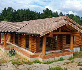 Проект дома из бревна ручной рубки Смоленск