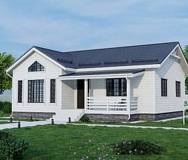 Проект дома в скандинавском стиле Дом № 1