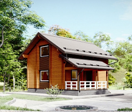 Проект деревянного дома Star'беево