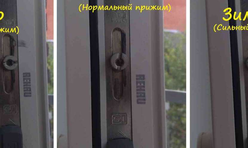 Переключение окна рехау на зимний режим: виды механизмов и их различия