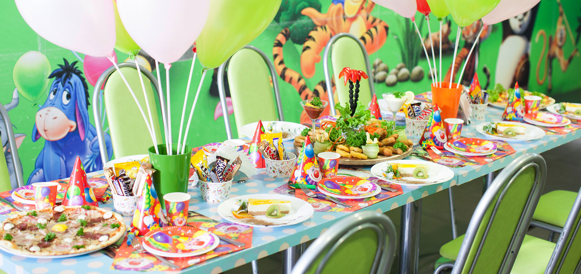 Как украсить детский стол на день рождения