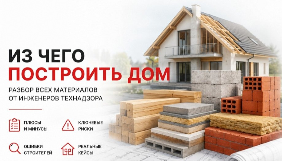 Из чего строить дом.