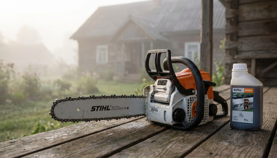Система смазки Stihl MS 180