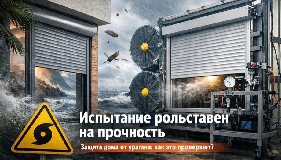 Испытание ветром: как проверить рольставни на прочность и зачем это владельцу дома