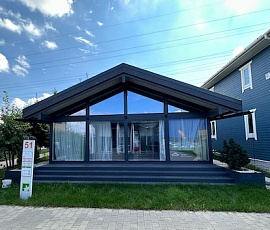 Проект дома в скандинавском стиле One 62 / Баня