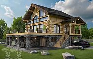 Проект дома из кедра Боровский