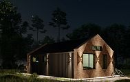 Проект дома BARN STOUNE-100