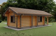 Проект дома из кедра Ишимбай