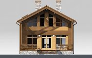 Проект дома каркасного - И-ПД-232 Святослав