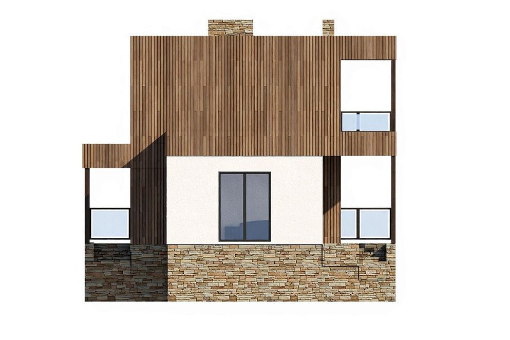 Проект дома каркасного - ПД-371-1-170 ХАЙ ТЕК