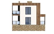 Проект дома каркасного - ПД-371-1-170 ХАЙ ТЕК