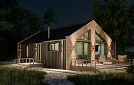 Проект дома BARN STOUNE-100