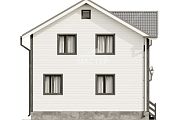 Проект дома Дом каркасный 9,5х8 с террасой