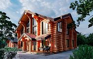 Проект дома из кедра Казанская усадьба