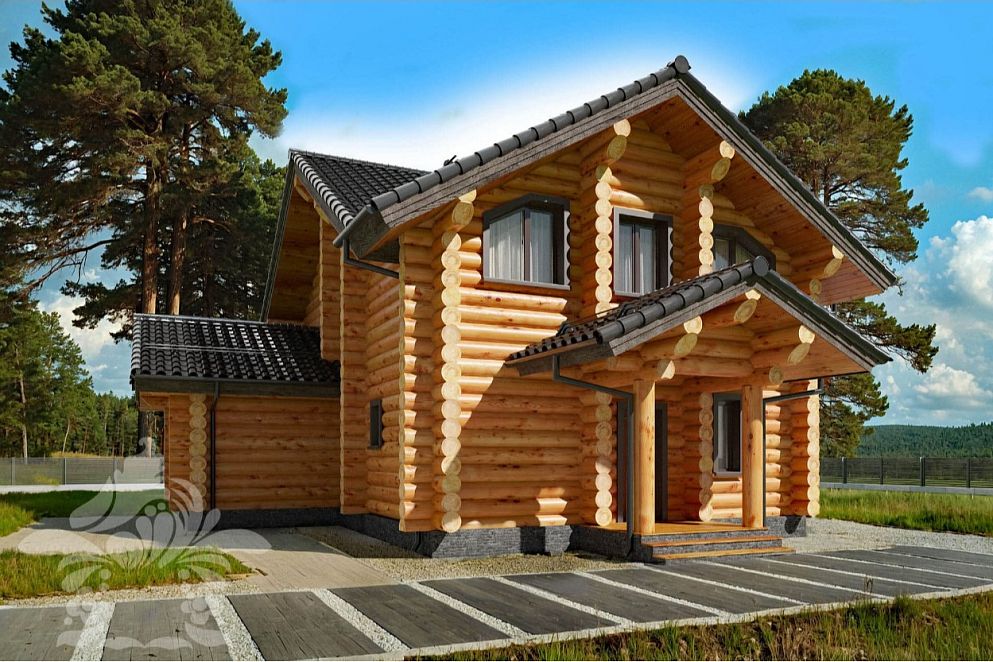 Проект дома из кедра Ангара
