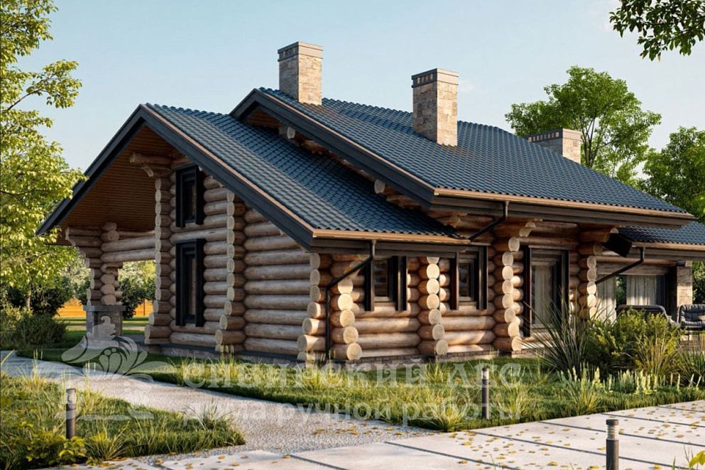 Проект бани из кедра Изумруд