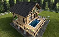 Проект дома из кедра Боровский