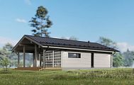 Проект дома CLT'DOM 80 Long