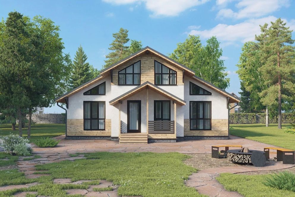 Проект дома Традиция - 12 11,6х12,6 м