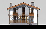 Проект дома каркасного - ПД Modular 173