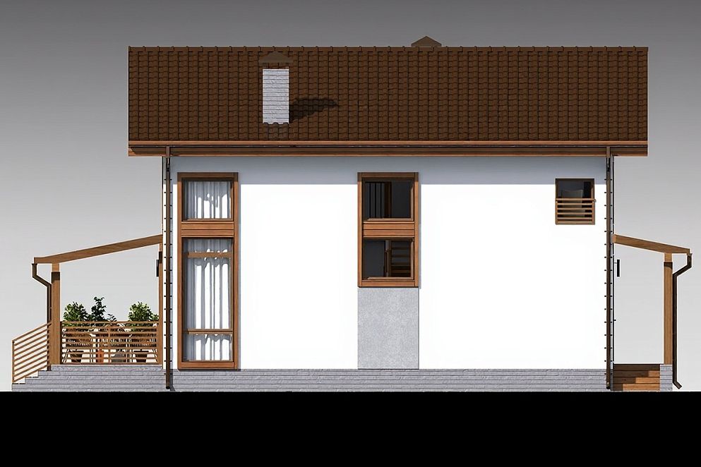Проект дома каркасного - ПД Modular 173