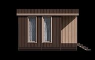 Проект дома Каркасный дом "Рихтер" 6х6,7м