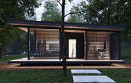 Проект дома GLASS BOX 85