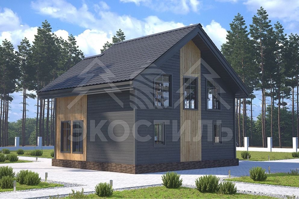 Проект дома Каркасный 021