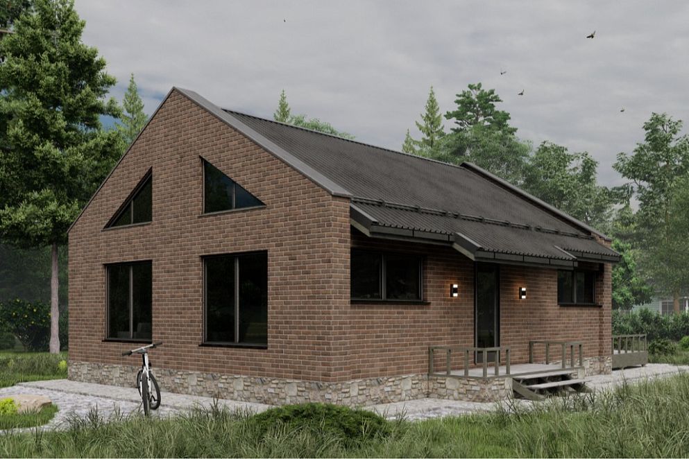 Проект дома BARN STOUNE-140