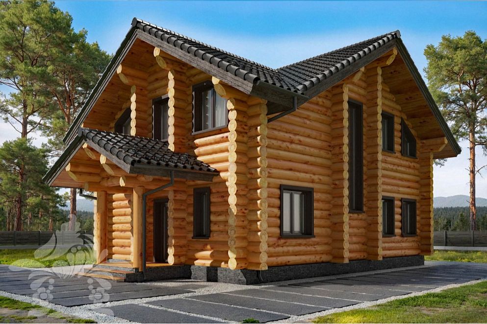 Проект дома из кедра Ангара