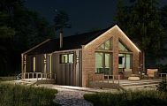 Проект дома BARN STOUNE-100