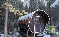 Проект бани -бочки «Супер-Люкс»