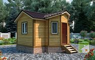 Проект бани Колибри