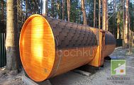 Проект бани-бочки «Эксклюзив»
