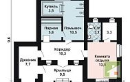 Проект бани AS-2000-8