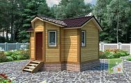 Проект бани Колибри
