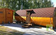 Проект бани-бочки «Эксклюзив»
