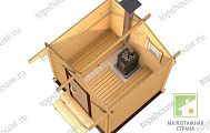 Проект бани Мобильной бани «Мини»