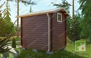 Проект Сарай «Скала» 2.0х3.0 Тип 1