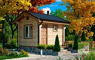 Проект бани 3x4