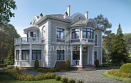 Проект загородного дома в классическом стиле