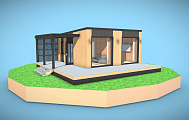 Проект дома Крафт Prefab 65-1 (ПРЕфаб технология)