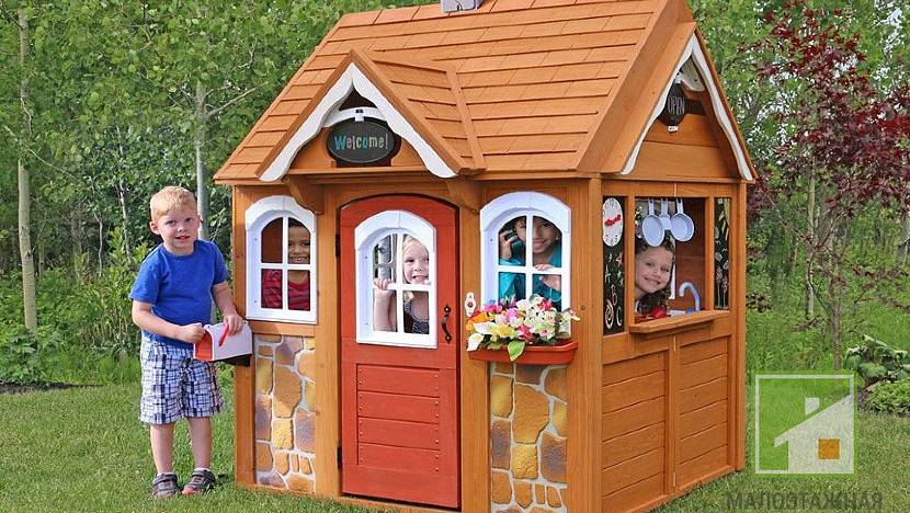 Детские деревянные домики: варианты конструкций, проекты и этапы монтажа