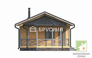 Проект бани «Красивая»