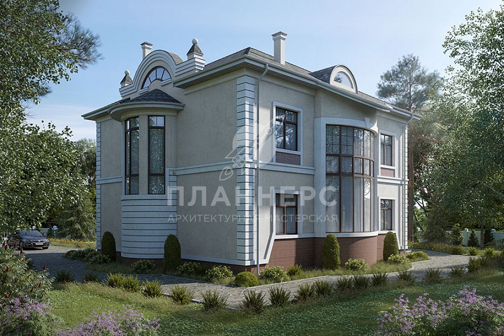 Проект загородного дома в классическом стиле