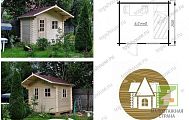 Проект Дачный дом эконом-класса «Малыш»