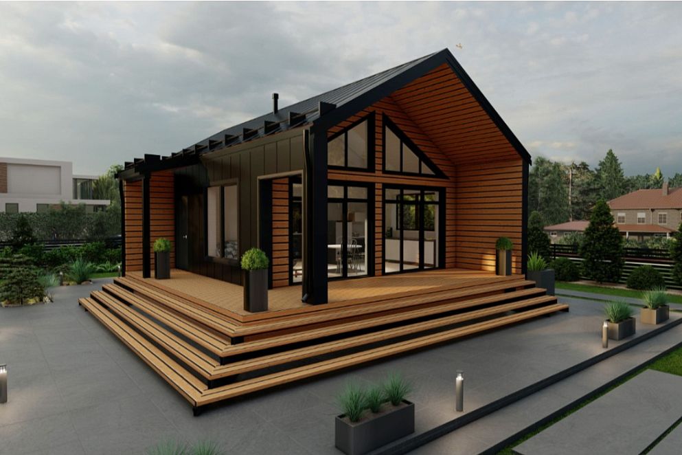 Проект дома SKN BARN-63